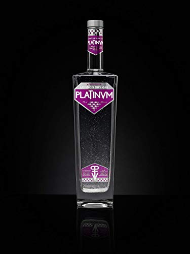 Pack London Dry Gin Platinvm con Plata y dos copas 70cl.