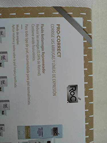 Pack pro-CORRECT de Roc (fluido antiarrugas 40 ml + tónico loción perfeccionador 200 ml)