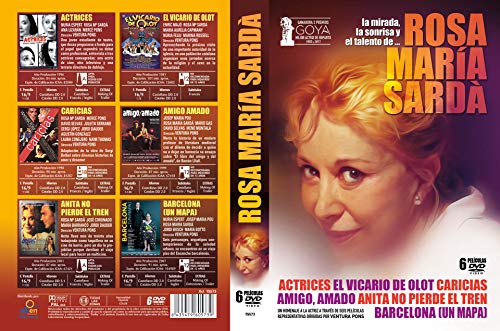 Pack Rosa María Sardá 6 DVDs ACTRICES – EL VICARIO DE OLOT – CARICIAS – AMIGO AMADO – ANITA NO PIERDE EL TREN – BARCELONA (UN MAPA)