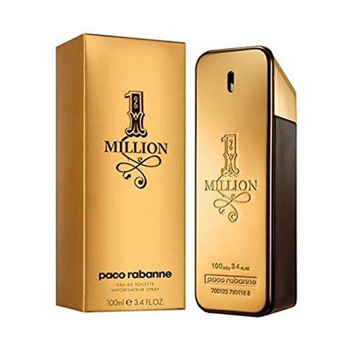 PACO RABANNE 1 Million Parfum 100ML VAPORIZADOR Unisex Adulto, AMARILLO, Estándar