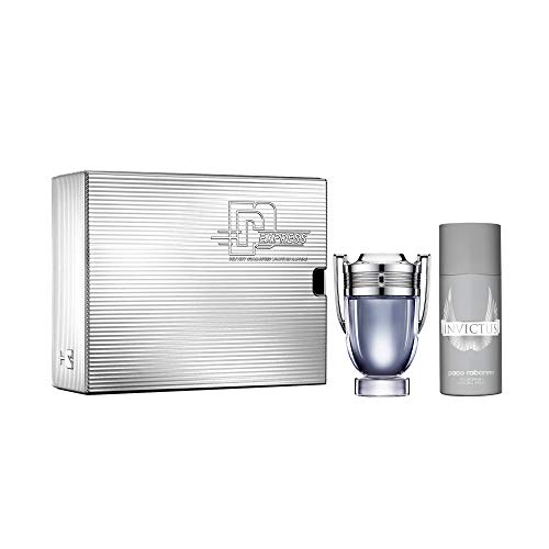 Paco Rabanne Invictus Eau de Toilette 100 ml + Desodorante Spray 150 ml, 0.25 g
