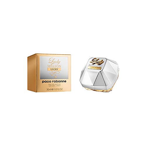 Paco Rabanne Lady Million Lucky 30ml Mujeres - Eau de parfum (Mujeres, 30 ml, Damascena rose, Orange blossom essence, Raspberry, Sandalwood, Vanilla, Aerosol, 1 pieza(s))