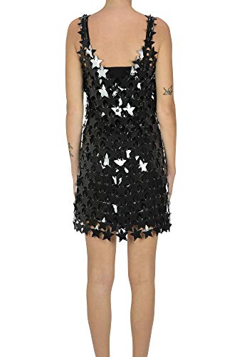 Paco Rabanne Stars Paillettes Embellished Dress Woman Black 36 FR
