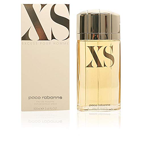 Paco Rabanne XS 100ml eau de toilette Hombres - Eau de toilette (Hombres, 100 ml, Envase no recargable, Bergamota, Menta, Wild mint, Bergamot, Cilantro, Geranio)