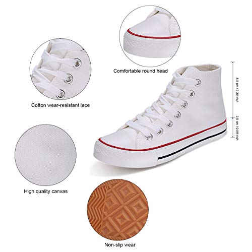 Padgene - Zapatillas de Deporte Mujer Zapatillas Canvas de Lona Unisex de Mujer o Hombre Estilo Casual y Deportivo