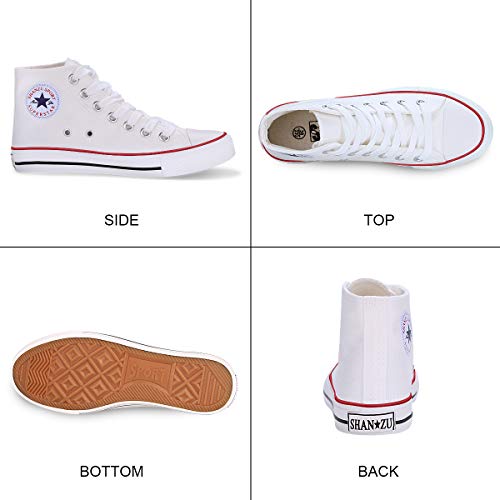 Padgene - Zapatillas de Deporte Mujer Zapatillas Canvas de Lona Unisex de Mujer o Hombre Estilo Casual y Deportivo