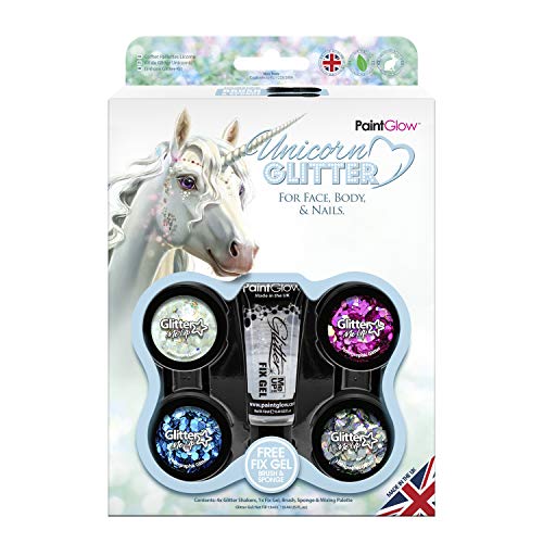 Paintglow - Unicorn Chunky Glitter Face Paint Stick - 1 boxset