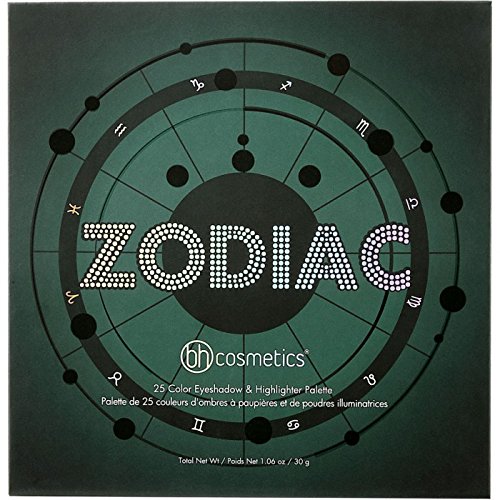 Paleta bhcosmetics Zodiac de 25 colores para sombra de ojos e iluminador