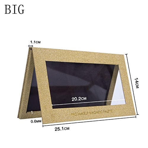 paleta de sombras AIMEE7 Paleta de bricolaje paleta magnética vacía paleta de maquillaje paleta negro grande (big)