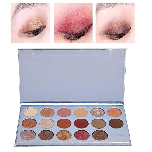 Paleta de sombras de ojos, 17 colores Paleta de sombras de ojos mate Sombra de ojos Maquillaje profesional Comestic Tool