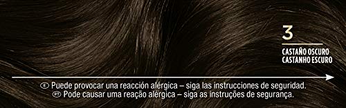 Palette Intense Cream Coloration Intensive Coloración del Cabello, 3 Castaño Oscuro - Pack de 3