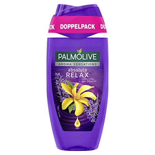 Palm olivo Aroma Sensations Absolute Relax Gel de Ducha Doble pack, 6 pack (6 x 250 ml)