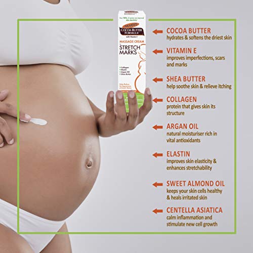 Palmer'S Cocoa Butter 4035 - Crema de masaje para las estrías, 125G