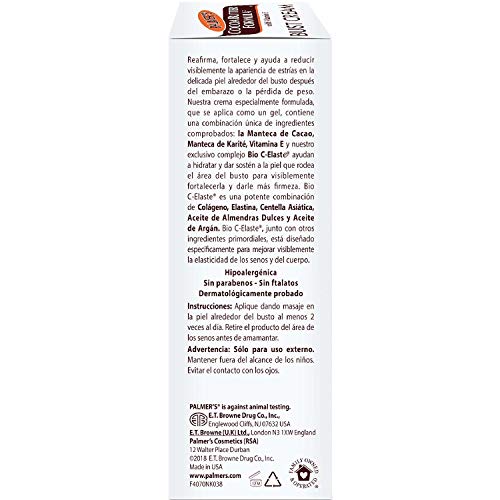 PALMERS Cocoa Mantequilla Bust firming Cream 4.4oz (2 Pack) by Palmers