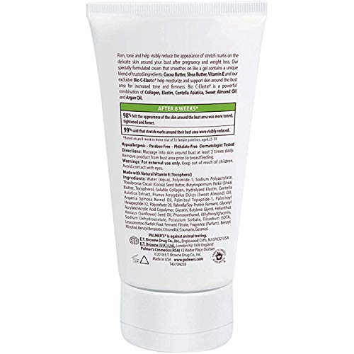 PALMERS Cocoa Mantequilla Bust firming Cream 4.4oz (2 Pack) by Palmers