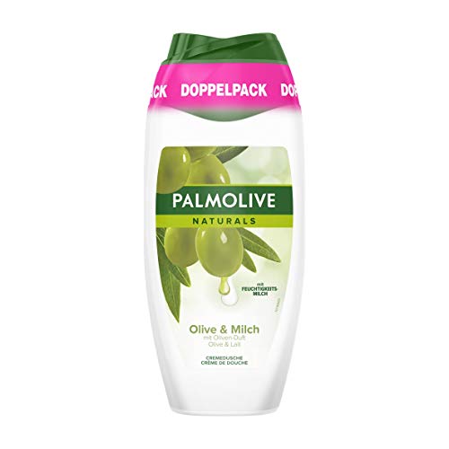 Palmolive IT06066A Naturals - Gel de ducha (oliva y leche, 2 unidades)