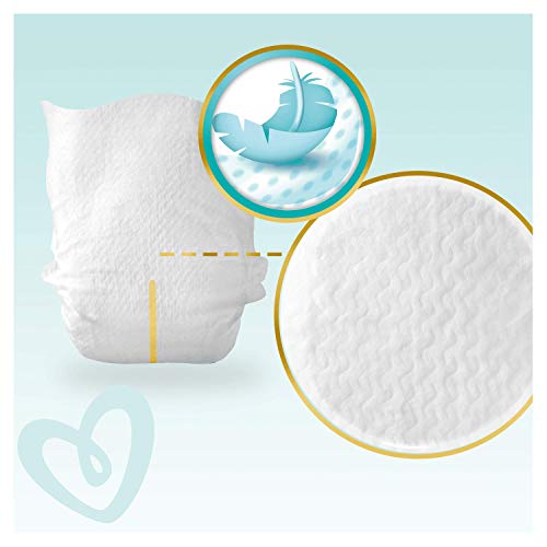 Pampers 81701245 pañal desechable Niño/niña Bebé prematuro 24 pieza(s) - Pañales desechables (Niño/niña, Bebé prematuro, Tape diaper, 3 kg, 364,8 g, 381,1 g)