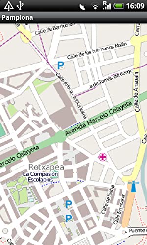 Pamplona-Irunja Street Map