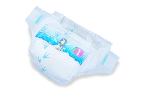 Pañales talla 1 - 2 paquetes de 27 unidades - Pañales recién nacido (2-5 kg)- Pieles sensibles - Con Medidor de humedad - Pañales ecológicos anti-alergénicos - Pieles sensibles - Color Blanco
