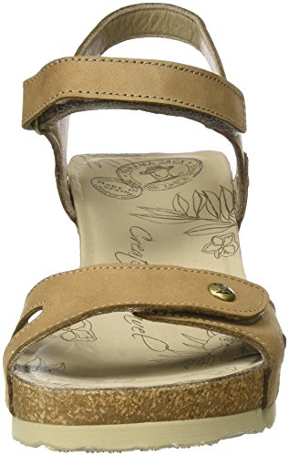 Panama Jack Julia Basics, Sandalia con Pulsera para Mujer, Gris (Taupe B3), 39 EU