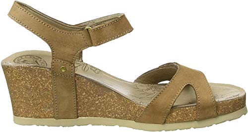 Panama Jack Julia Basics, Sandalia con Pulsera para Mujer, Gris (Taupe B3), 39 EU