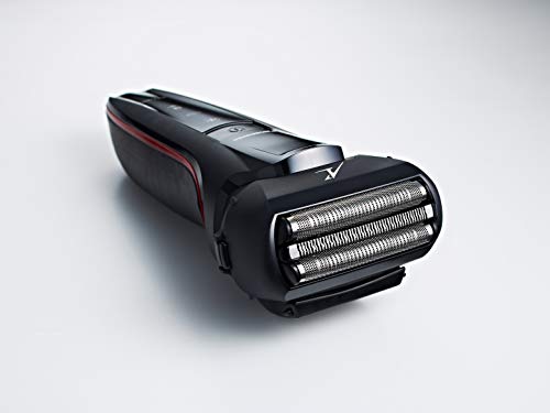 Panasonic ES-LL21-K503 - Afeitadora Premium WET&DRY 3 en 1, Recortadora y Perfilador de Barba (3 Cuchillas Acero Inoxidable, Motor Ultrarrápido, Carga Rápida, Motor Lineal 13.000 oscilaciones)