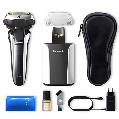 Panasonic ES-LV9Q-S803 Máquina de afeitar de láminas Negro, Plata - Afeitadora (Máquina de afeitar de láminas, Negro, Plata, Batería, Ión de litio, Integrado, 50 min)