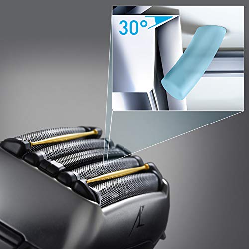 Panasonic ES-LV9Q-S803 Máquina de afeitar de láminas Negro, Plata - Afeitadora (Máquina de afeitar de láminas, Negro, Plata, Batería, Ión de litio, Integrado, 50 min)