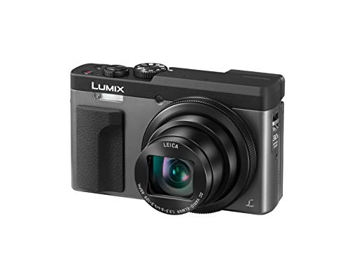 Panasonic Lumix DC-TZ90 - Cámara Compacta de 20,3 MP (Super Zoom, 10fps, Objetivo F3.3-F6.4 de 24-720mm, Zoom de 30X, Pantalla Abatible, 4K, Wifi, RAW), Color Plata
