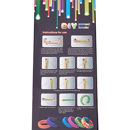 PandaHall Elite escalada de cuerda, Color mezclado, 230x140x80mm