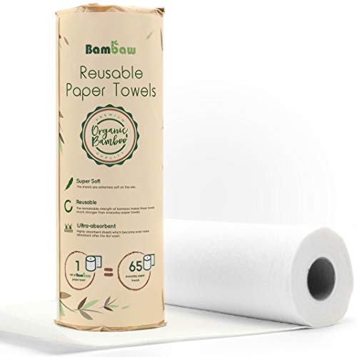 Paños reutilizables | Rollo de cocina ecológico | Multiusos | Resistente y absorbente | Bayetas ecológicas | Secado rápido y antibacteriano | Bambaw