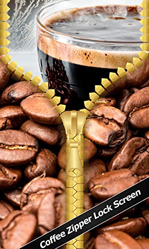 Pantalla de café de la cremallera de bloqueo