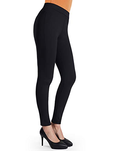 Pantalones de chándal para mujer de Bamans, de cintura alta, ajustados, color negro Negro XL