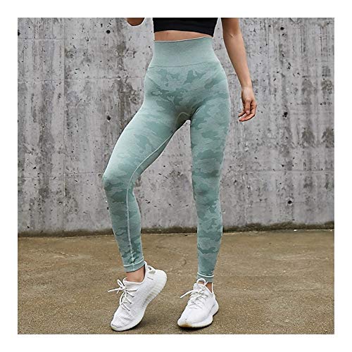 Pantalones De Yoga Para Mujer Pantalones Leggings gimnasio Deportes de deporte Yoga elástico apretado femenino de la aptitud Leggins Medias de compresión Operando mujeres Camo pantalones chicas Pantal