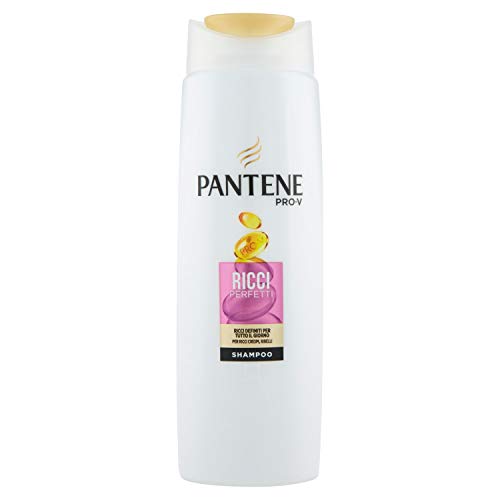 Pantene – Champú Rizos Perfectos, cabello normal grueso, 250 ml