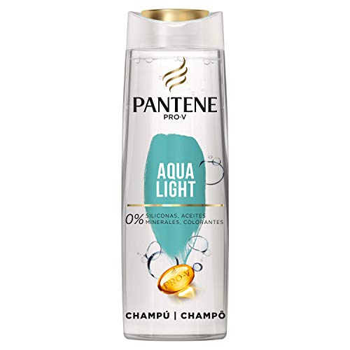 Pantene Pro-V Aqua Light Champú, Nutrición sin Apelmazamiento, 360 ml