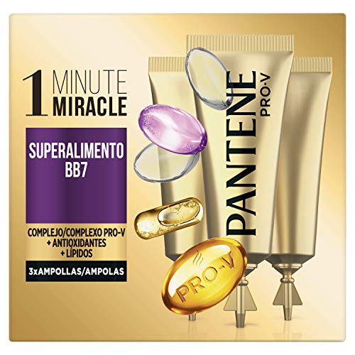 Pantene Pro-V Superalimento Ampollas Rescate - 45 ml, paquete con 3 unidades