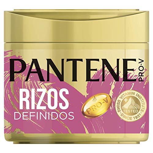 Pantene Rizos Definidos Mascarilla Hidrata para Conseguir Unos Rizos Sedosos y Definidos - 300 ml