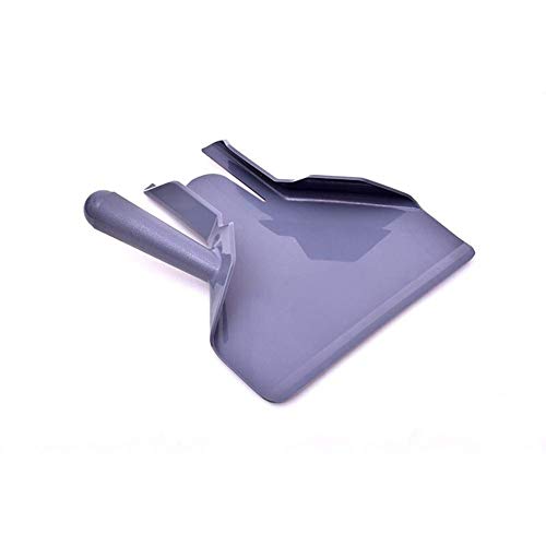 Papas Fritas Pala de plástico de Grado alimenticio para freír con Asas Empuñadura útil Cuchara de Patatas Fritas para Verduras y Frutas (Color: Gris Claro)