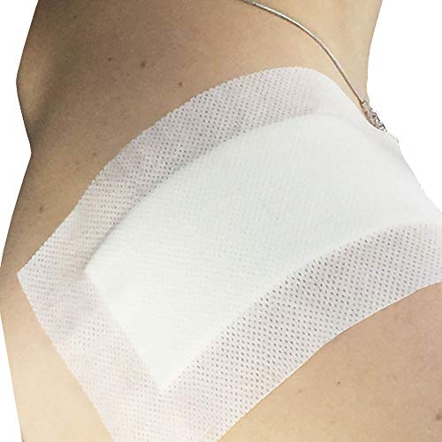 Paquete de 25 apósitos adhesivos estériles para heridas, apto para cortes y arañazos, úlceras de pierna diabéticas, úlceras venosas en las piernas, úlceras por presión, etc. Tamaño 10 cm x 20 cm.