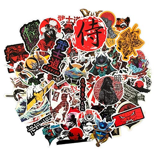 Paquete de Pegatinas 65 Piezas Japón Marea Marca Personalidad Pegatinas Computadora móvil Motocicleta Monopatín Pegatinas Impermeables