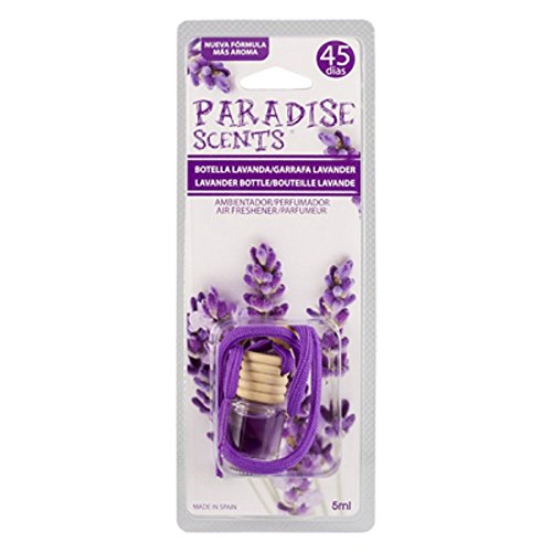 Paradise PER80166 Perfumador Botella, Aroma de Lavanda, para Colgar