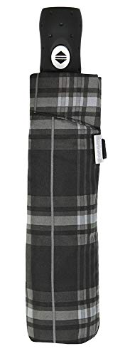 Paraguas Vogue Plegable. Abre y Cierra automático. Elegante y práctico. Varilla de Aluminio y Fibra de Vidrio. Antiviento y Acabado Teflón Que repele el Agua