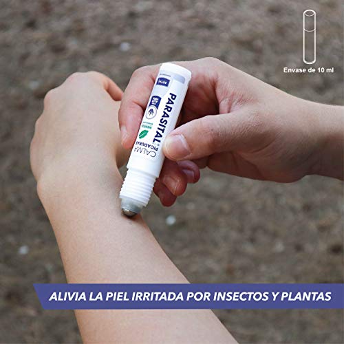 Parasital Calma Picaduras Alivia la Piel Irritada por Insectos y Plantas, Pack de 20ml Total Calmapicaduras con Aloe Vera y Mentol Refrescante Dermatológicamente Testado | Formato Roll-On