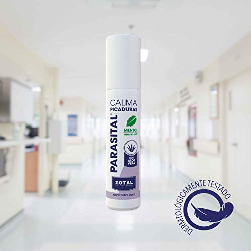 Parasital Calma Picaduras Alivia la Piel Irritada por Insectos y Plantas, Pack de 20ml Total Calmapicaduras con Aloe Vera y Mentol Refrescante Dermatológicamente Testado | Formato Roll-On
