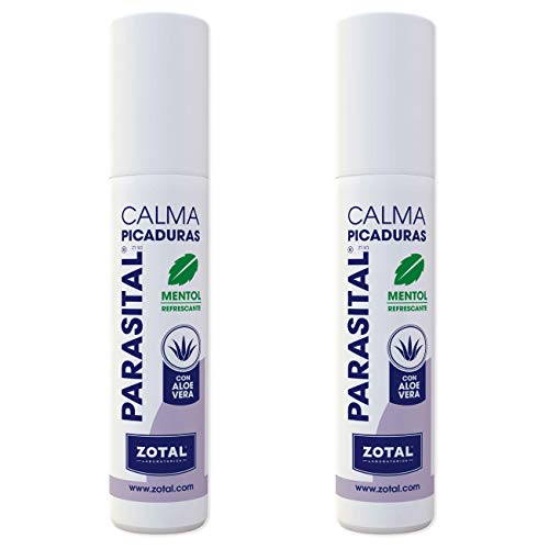 Parasital Calma Picaduras Alivia la Piel Irritada por Insectos y Plantas, Pack de 20ml Total Calmapicaduras con Aloe Vera y Mentol Refrescante Dermatológicamente Testado | Formato Roll-On