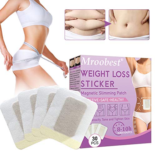 Parches Adelgazantes, Slimming Patches, Weight Loss Sticker, Parche adelgazante rápido anticelulítico y quemagrasas para barriga de cerveza, Cintura de cubo, Cintura grasa de barriga - 30 piezas