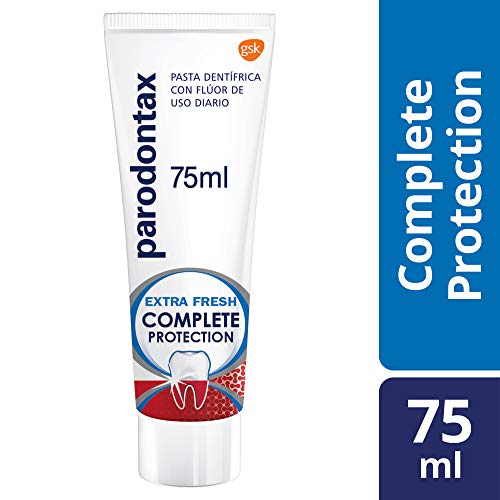 Parodontax Complete Protection Extra Fresh Pasta de Dientes con Flúor, Ayuda a Detener y Prevenir el Sangrado de Encías - Pack de 3 x 75 ml