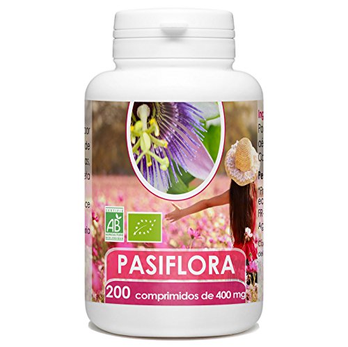 Passiflora Organica - 200 tabletas de 400 mg