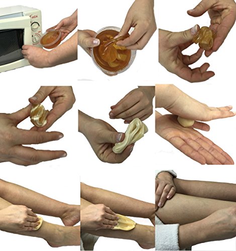 Pasta de Azúcar Süß Wax 27 ° para depilación con la mano - No se necesitan tiras de depilación - Perfecta para el verano - Formulada para trabajar a temperaturas de ambiente de hasta 27 °C - 449g